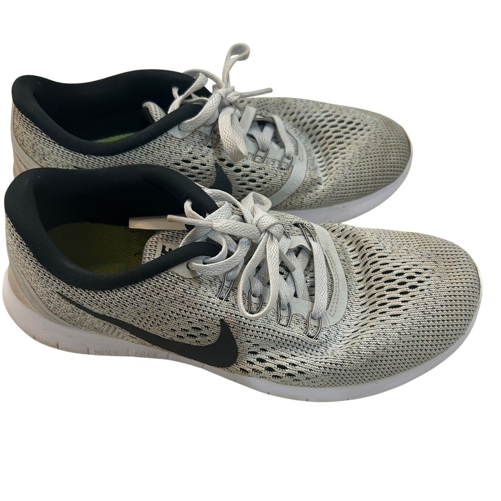 Nike Free RN Running Shoes Women Grey Black 831509-101 Size 6.5